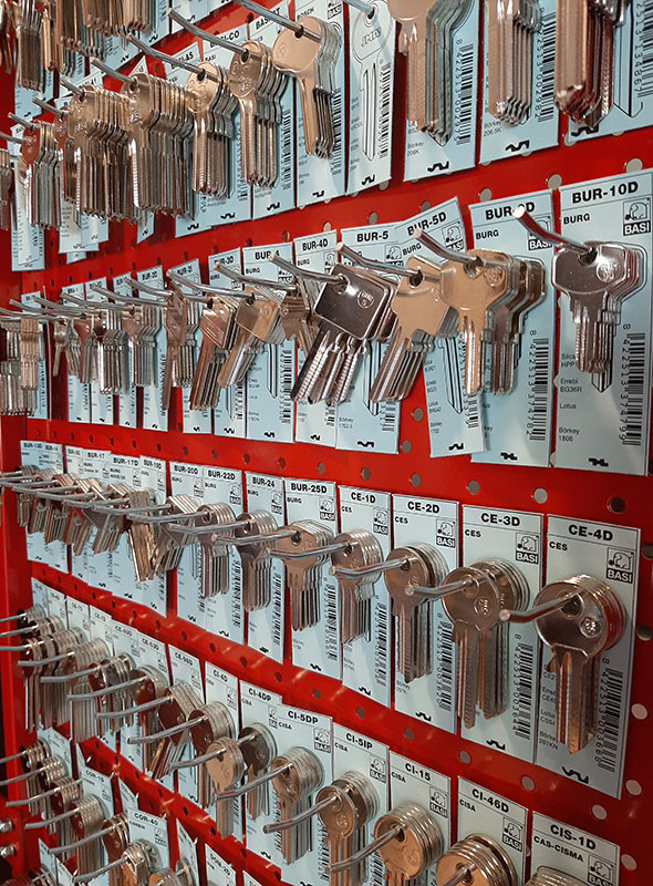 Auch einen Schlüsseldienst können wir unseren Kunden anbieten.